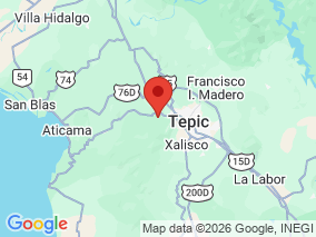 Map of Site Report: Tepic - Cerro de San Juan, Mexico